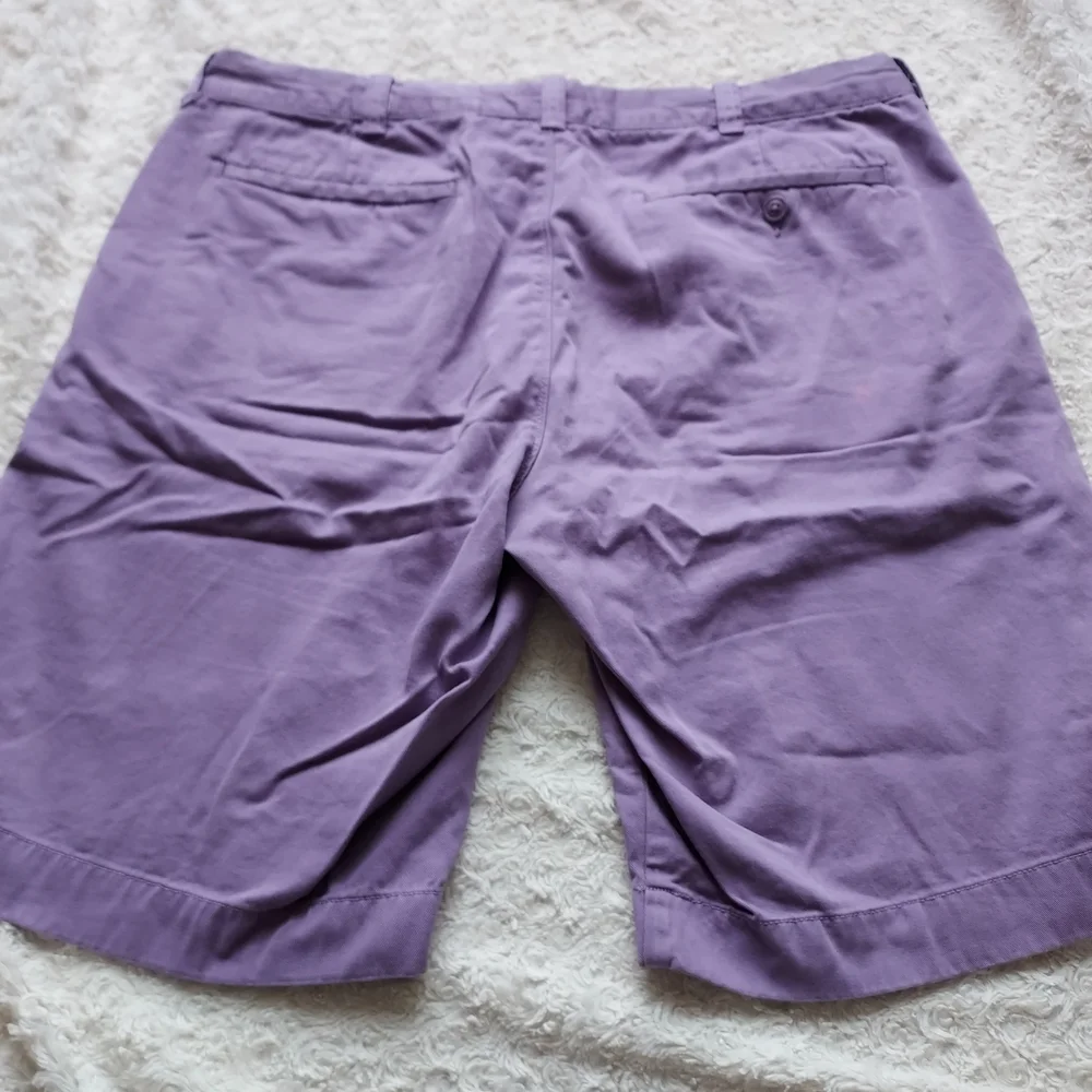 J. Crew Stanton Lavender Chino Flat Front Shorts Preppy Cotton Twill Travel